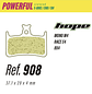 PASTILLAS LESS BRAKES POWERFUL - 908 (Hope E4) - Miniatura 1