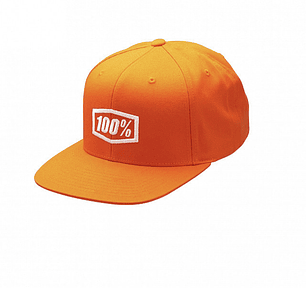 JOCKEY 100% ICON - Snapback Cap Orange (Ajustable)