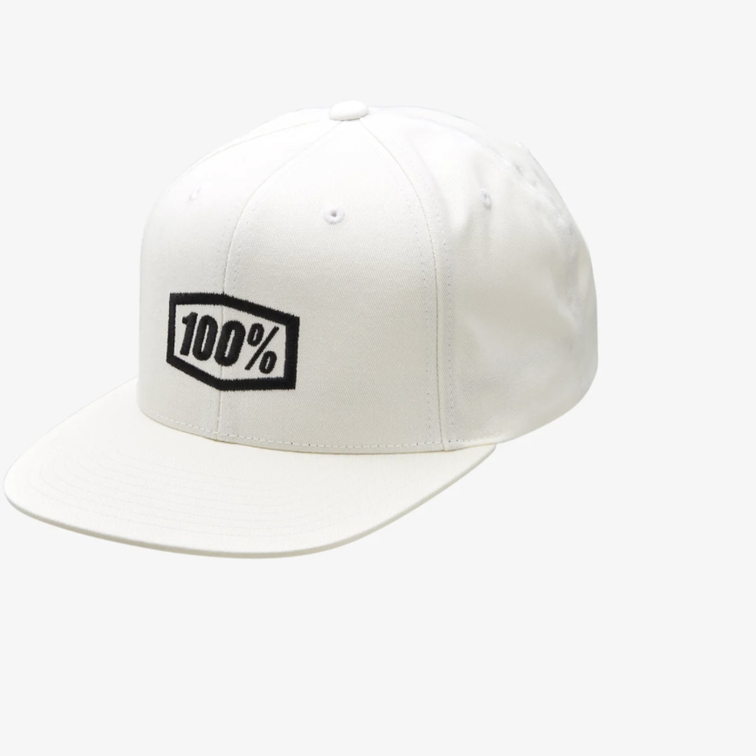 JOCKEY 100% ICON - Snapback Cap White (Ajustable)