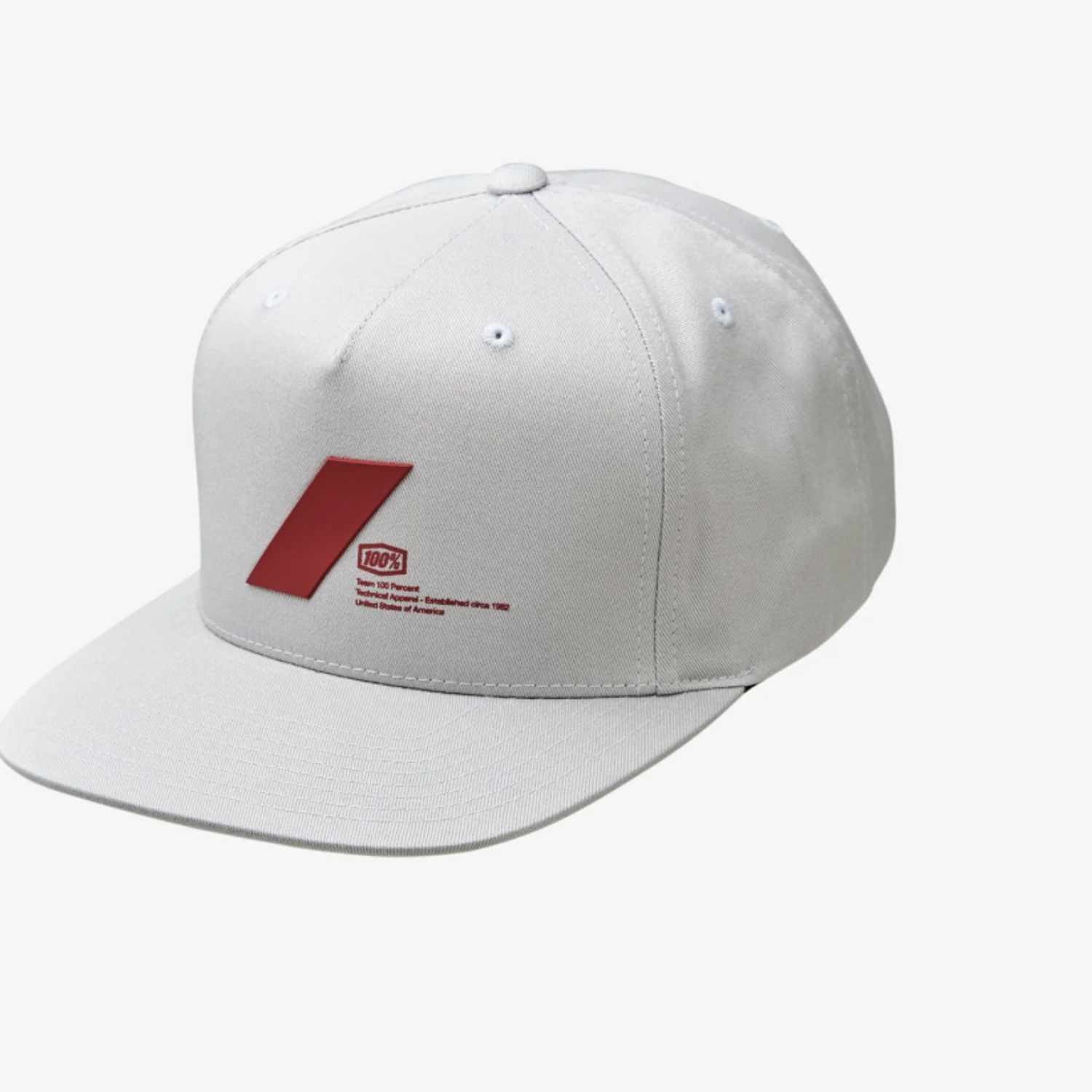 JOCKEY 100% FORWARD - Snapback Cap Light Grey (Ajustable)