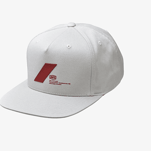JOCKEY 100% FORWARD - Snapback Cap Light Grey (Ajustable)