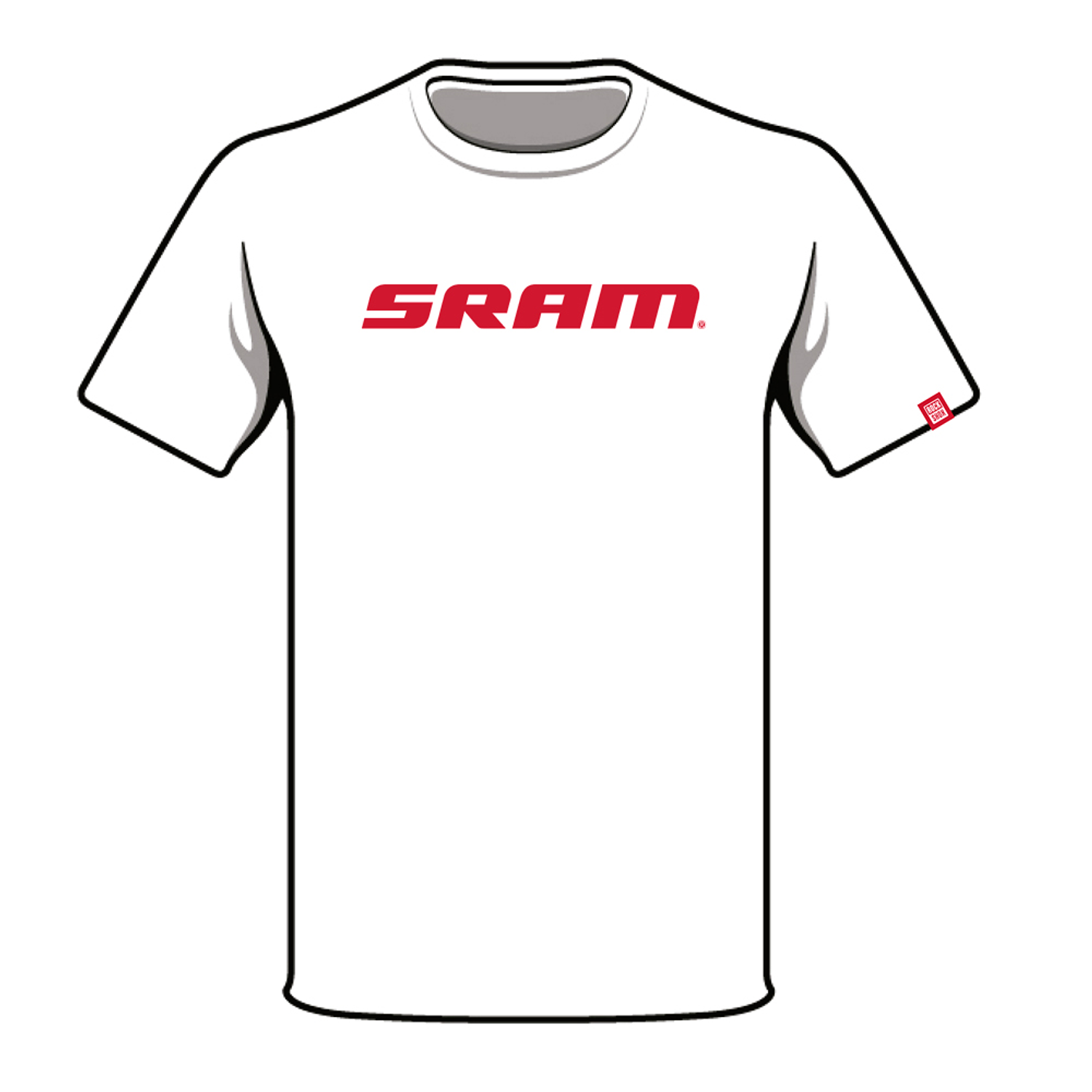 POLERA SRAM - Classic Blanco XL