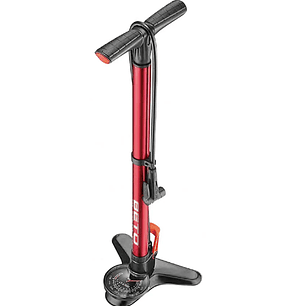 BOMBÍN BETO - Rojo / De pie con marcador y acumulador (160 PSI)