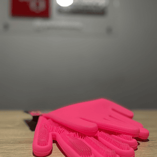 GUANTE DE LIMPIEZA MUC-OFF PARA BICICLETA - Deep Scrubber Pink Talla L