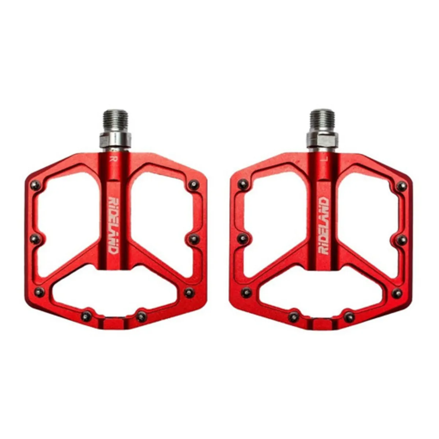 PEDALES RIDELAND MTB - Enduro Rojo 1