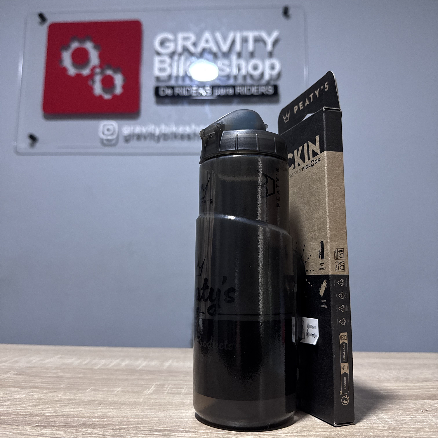 BOTELLA PEATY'S FIDLOCKIN SPEED - 600 ml Gris 2