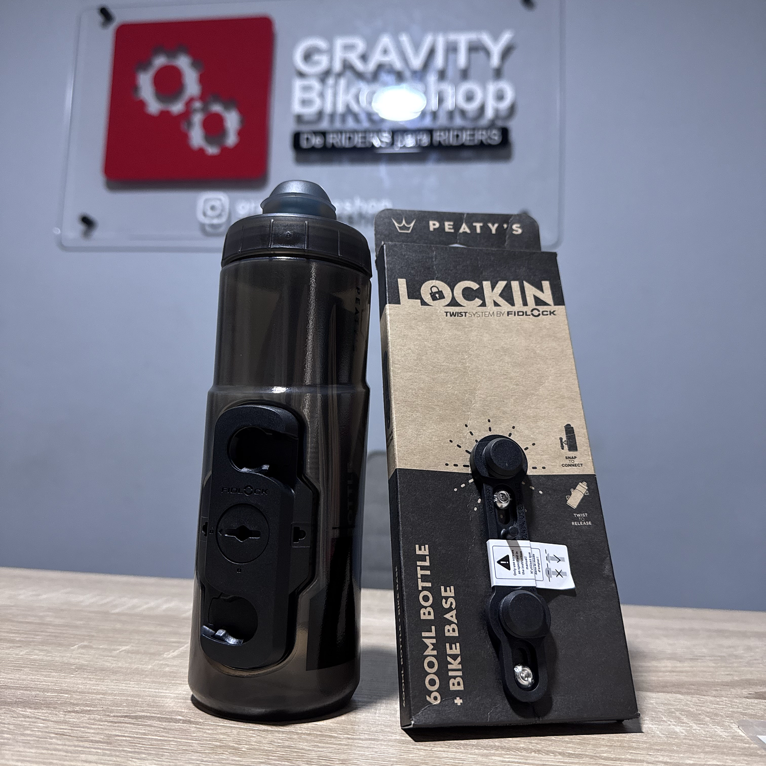 BOTELLA PEATY'S FIDLOCKIN SPEED - 600 ml Gris 3