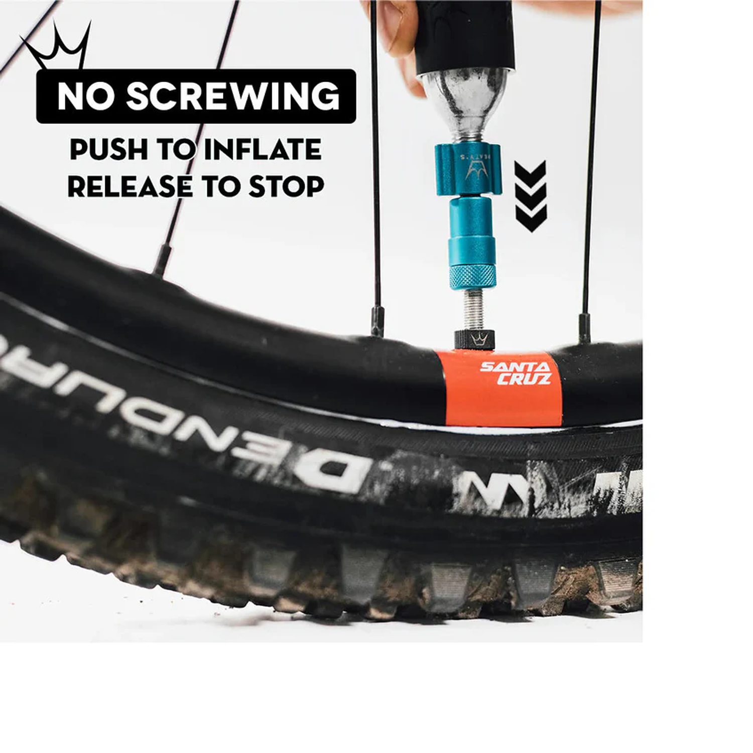 KIT PEATY'S CO2 PARA INFLADO DE NEUMÁTICOS - 16 g. Celeste 4