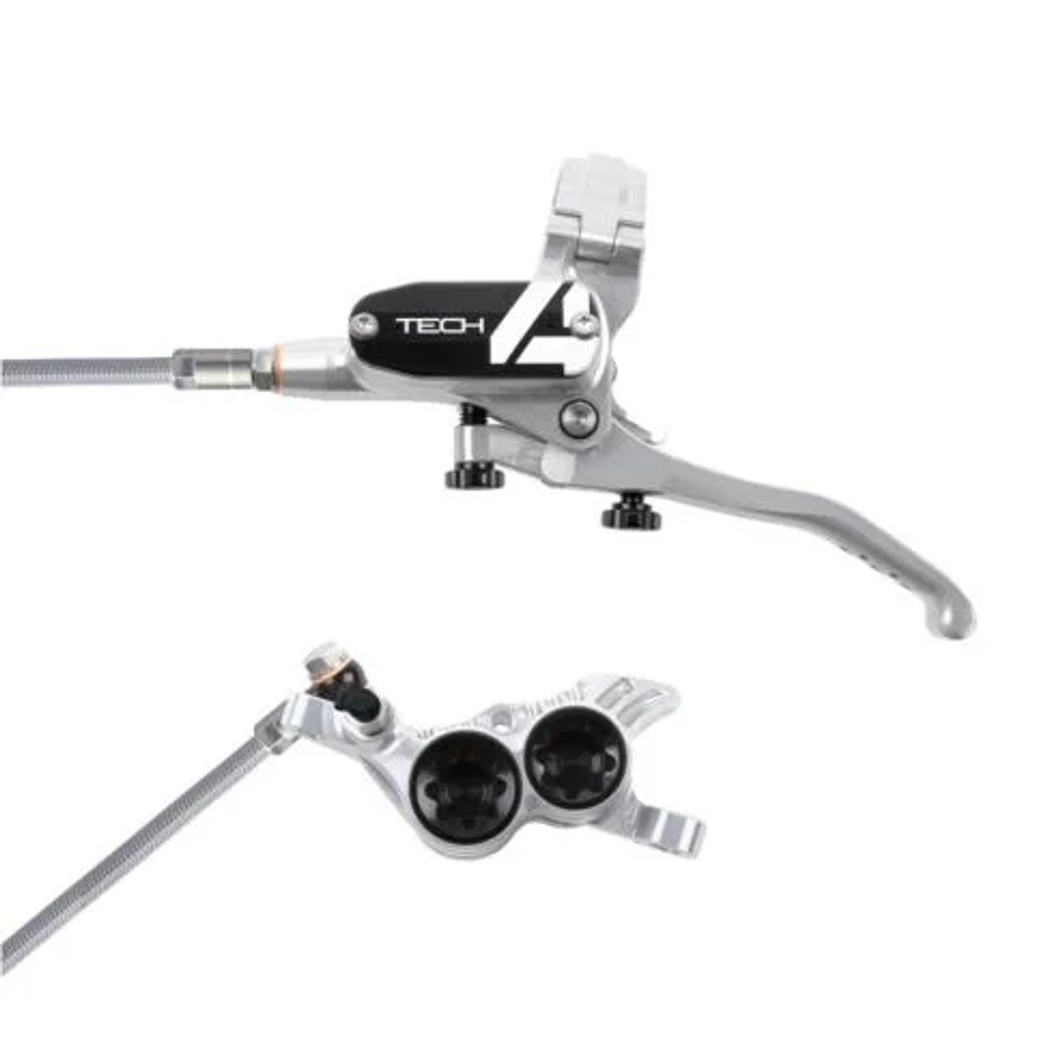 FRENO HOPE TECH 4 V4 - Plata/Negro - Delantero