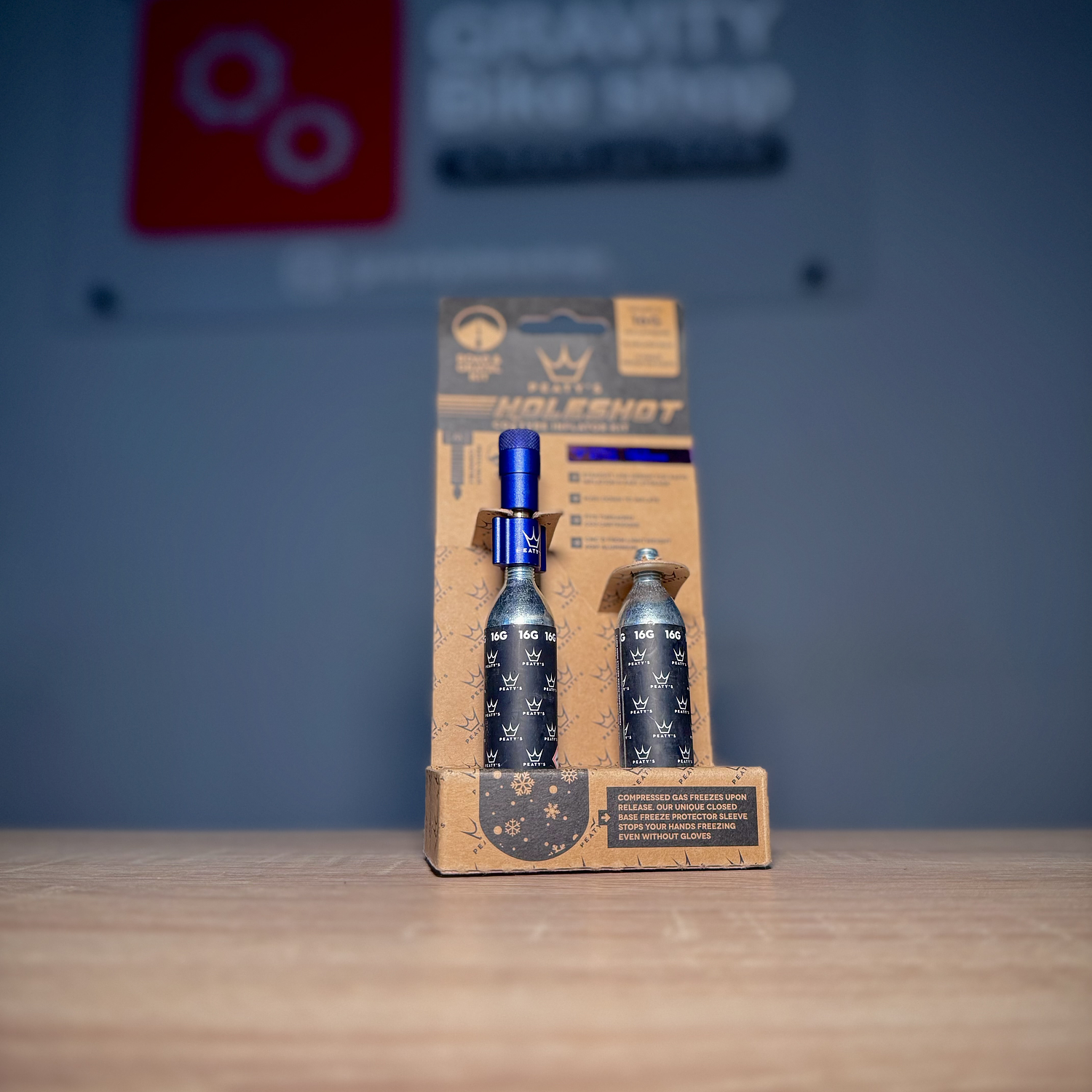 KIT PEATY'S CO2 PARA INFLADO DE NEUMÁTICOS - 16 g. Celeste 1