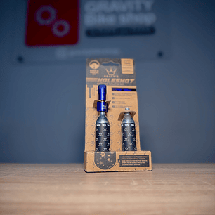 KIT PEATY'S CO2 PARA INFLADO DE NEUMÁTICOS - 16 g. Celeste