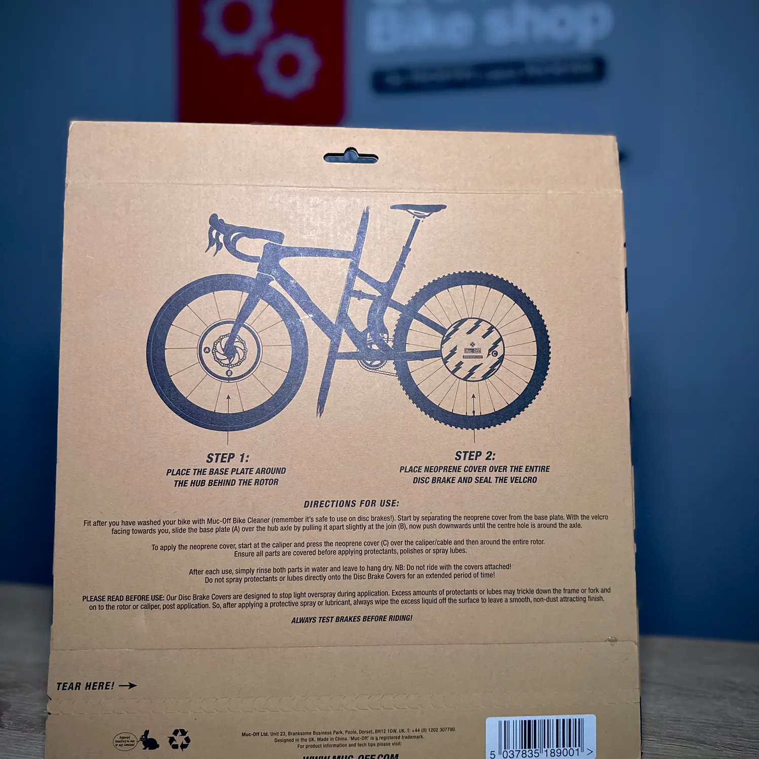 PROTECTOR MUC-OFF - De disco de bicicleta 3