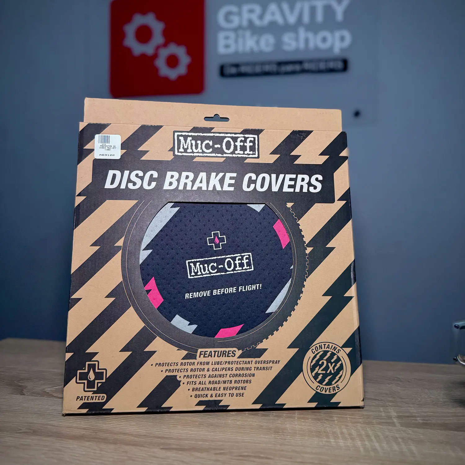 PROTECTOR MUC-OFF - De disco de bicicleta 1