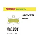 PASTILLAS LESS BRAKES POWERFUL - 904 (Hayes Dominion) - Miniatura 1