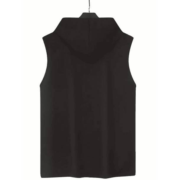 Polera sin mangas con capucha Grav323