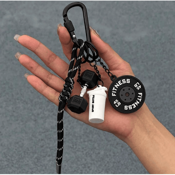 Conjunto llavero Fitness