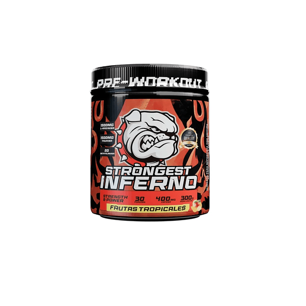 Pre entreno inferno 300gr strongest
