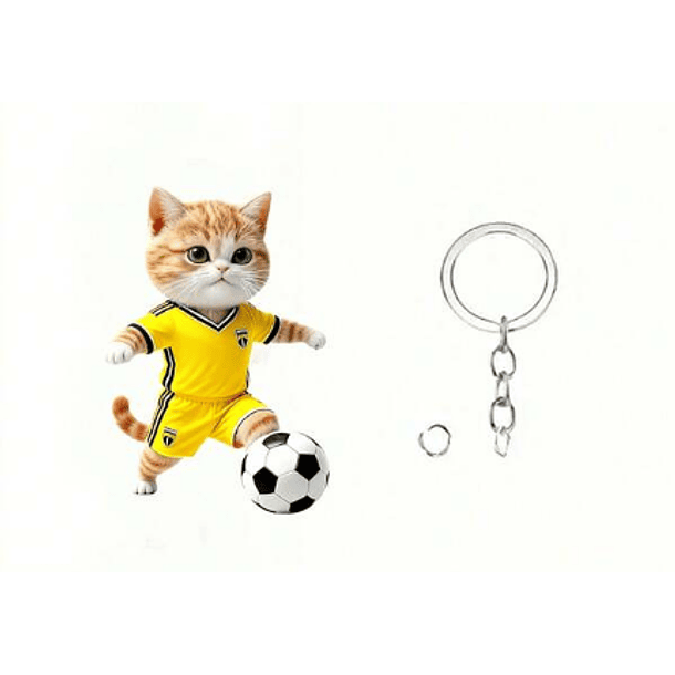 Llavero de gato 