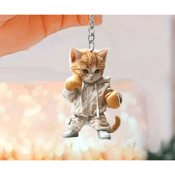 Llavero de gato  3