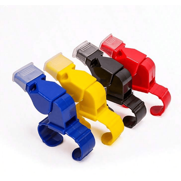 Silbato de dedo de árbitro de fútbol