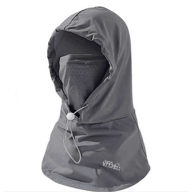 Gorra y mascarilla de protección UV