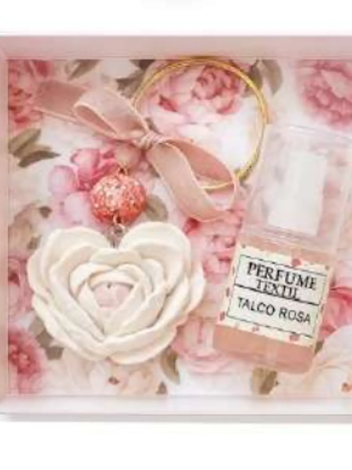 Anillo Flor de Cerámica Perfumada para colgar 2