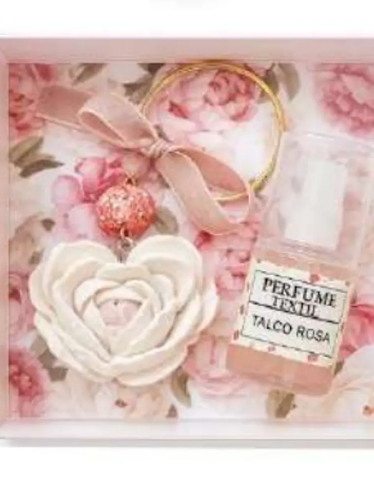 Anillo Flor de Cerámica Perfumada para colgar 2