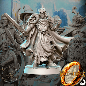 Miniatura - Nazgûl para D&D - Señor De Los Anillos