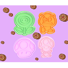 Cortadores De Galletas Mario Bros 8 Cm  4