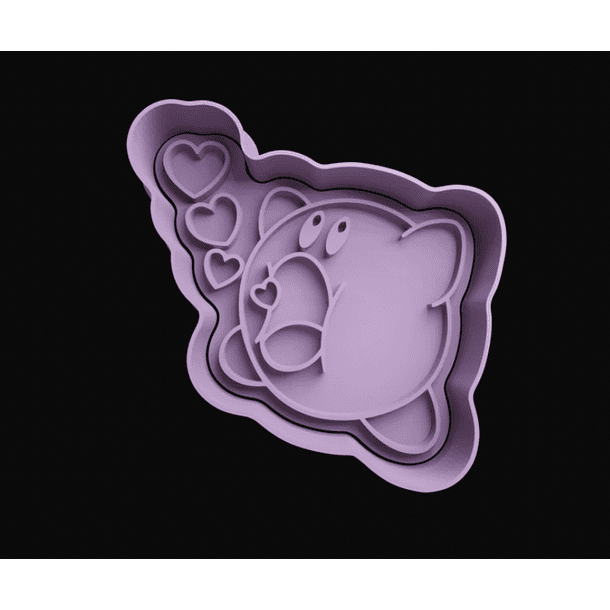 Cortador de Galletas Kirby Corazones 
