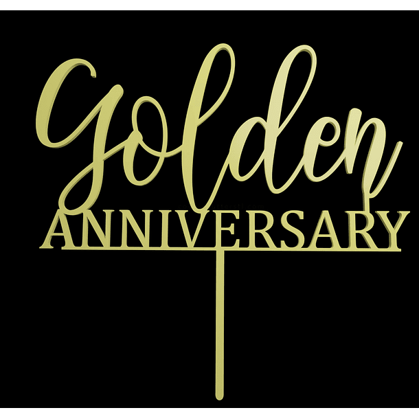 Topper Golden aniversary 