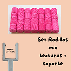 Set de rodillos + soporte 1