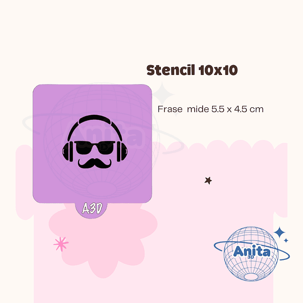 Stencil dia del papá 