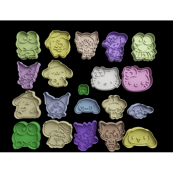 Set Sanrio 19 unidades 