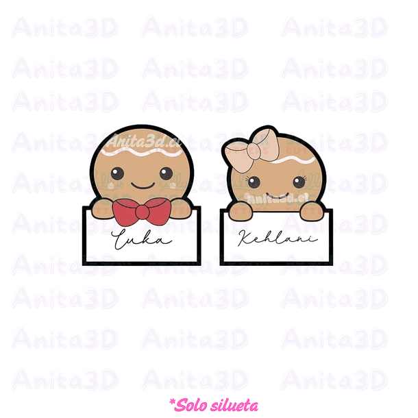 Sr y Sra galleta de jengibre 440 