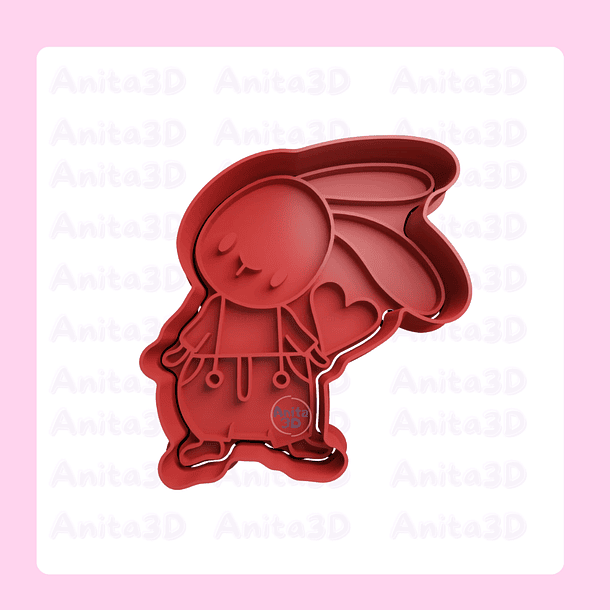 964 conejito corazón  1