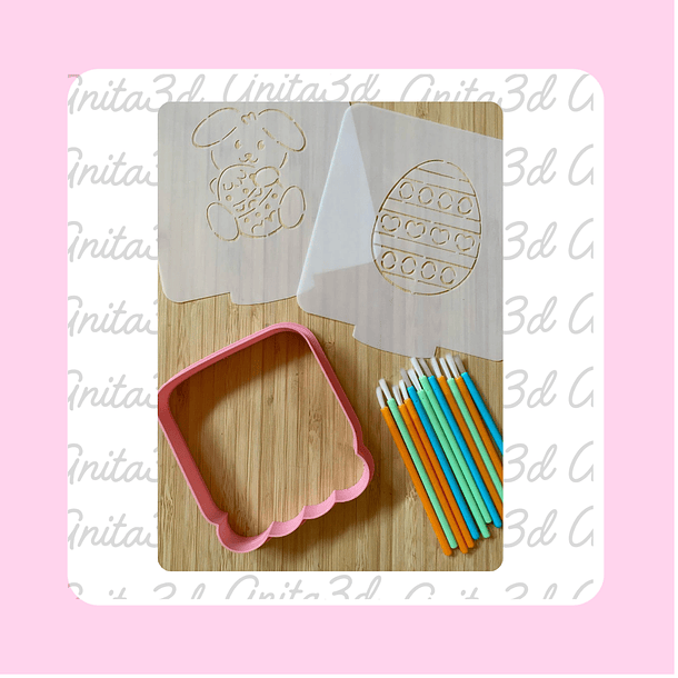 1060 set pinta tu galleta de pascua 