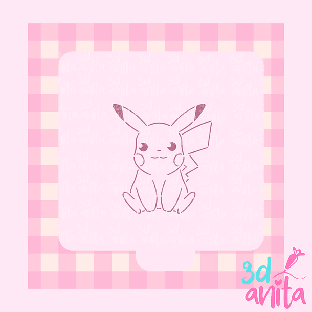 Stencil pikachu 
