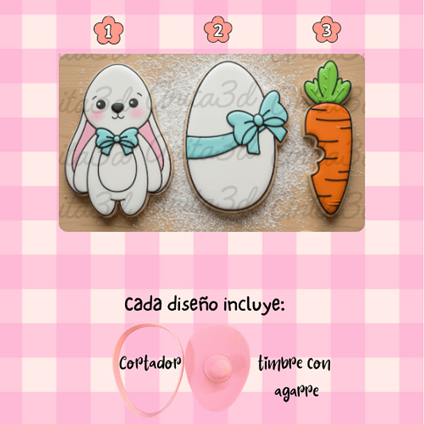 Conejito huevo zanahoria 1070  