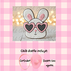conejito con lentes corazón 1072  2