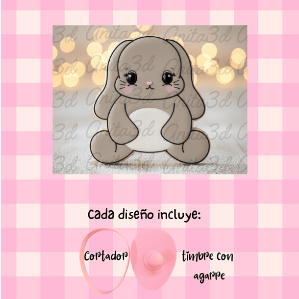 conejito peluche 1073  