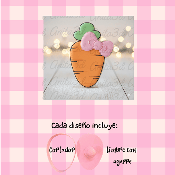 zanahoria con cinta  1077  