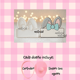 orejitas con cartel 1067 