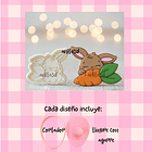 conejito con zanahoria cute 1069  1