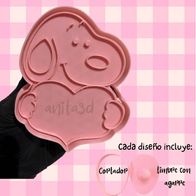 snoopy corazon 