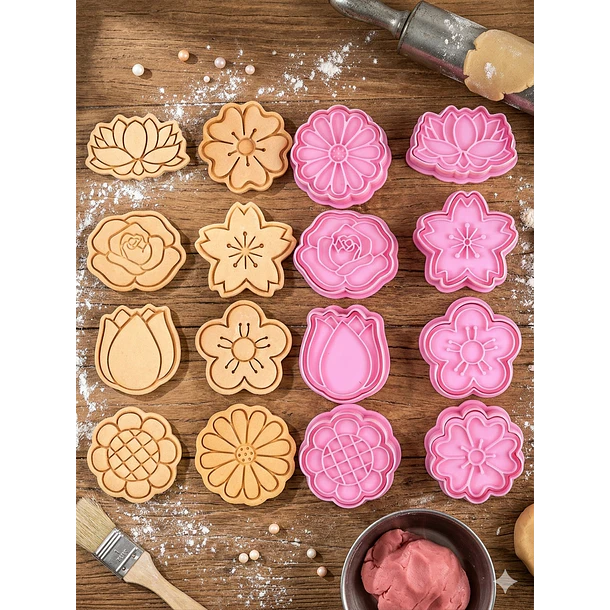 Set  de flores de 5 cm   