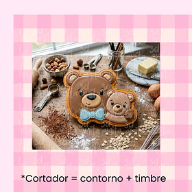 Papá + bebe oso 