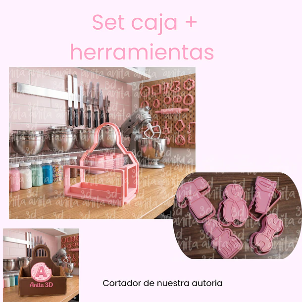 Caja armable + herramientas 