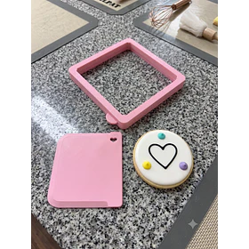 Set porta stencil + espatula