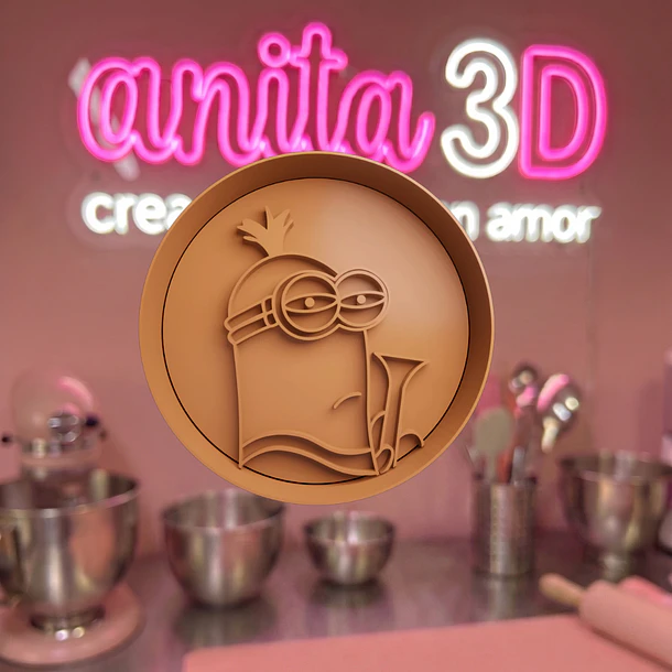 Cortador de Galleta Minion Kevin 1